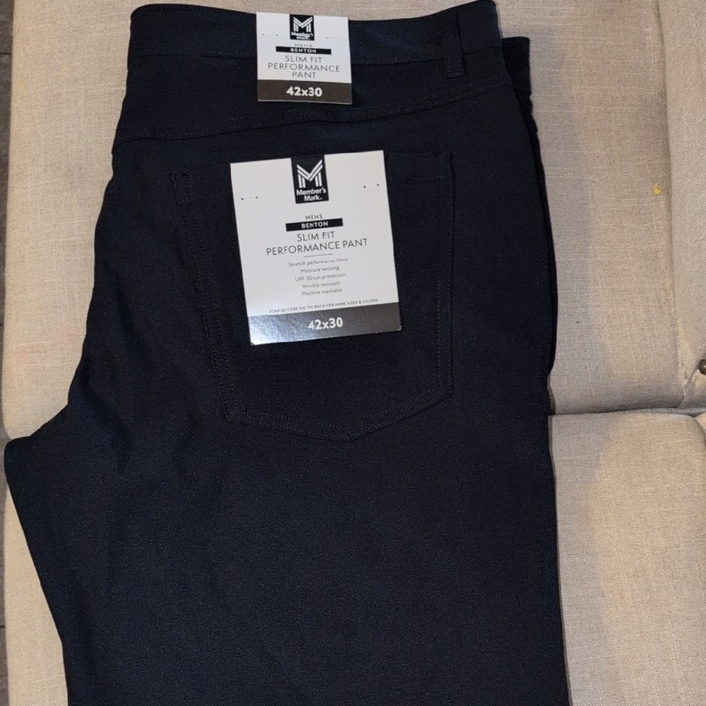 Men's Slim Fit Performance Jeans - Black